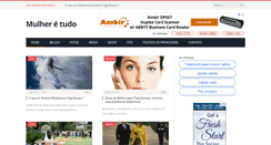 Desktop Screenshot of mulheretudo.com