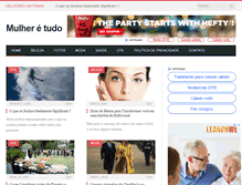 Tablet Screenshot of mulheretudo.com